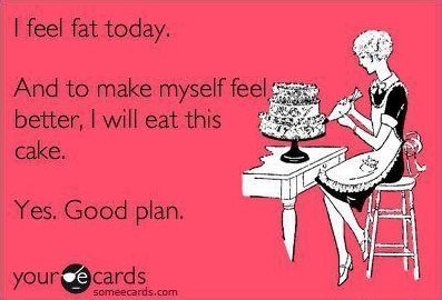 i feel fat today